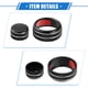 thumbnail image 5 of 3 Uds AC Climatizador Control Perilla Anillos Compatibles para Chevrolet Negro Unique Bargains, 5 of 8