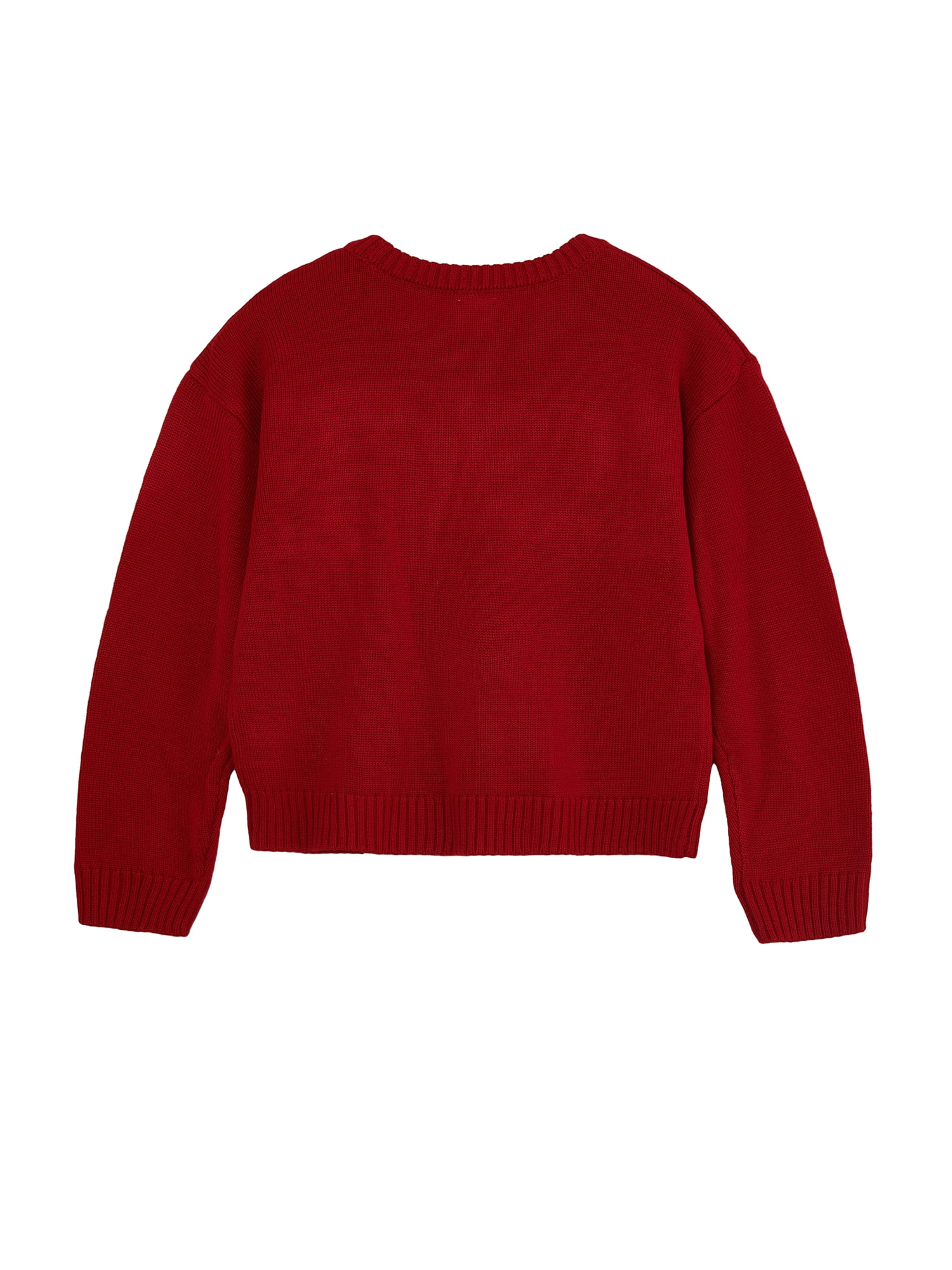 Way to Celebrate Girls Valentine's Day Sweater, Sizes 4-18