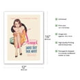 thumbnail image 2 of Ladies They Talk About - Starring Barbara Stanwyck - Vintage Film Movie Poster by Alberto Vargas c.1933 - Bamboo Fine Art 290gsm Paper (Unframed) 12x16in, 2 of 4