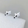 thumbnail image 2 of Aretes de animales que se muerden la oreja shaofei 3 pares de arcilla polimérica, 2 of 2