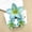 Blue, variant on Flower Hair Claw Clip Set,1 Pc Large and 2 Pcs Small Hawaiian Plumeria Claw Clips,Beach Tropical Hair Accessories for Women