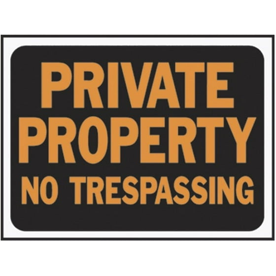 Hy Ko Private Property No Trespassing Sign Set Of 10