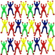ArtCreativity Sticky Wall Climbers, 24PCS Climber Man Figure Toy Set, Stretchy Squishy Stress Relief Toys for Kids, Pinata Stuffers, Birthday Goodie Bag Stuffer Party Favors, Classroom Prize Gifts