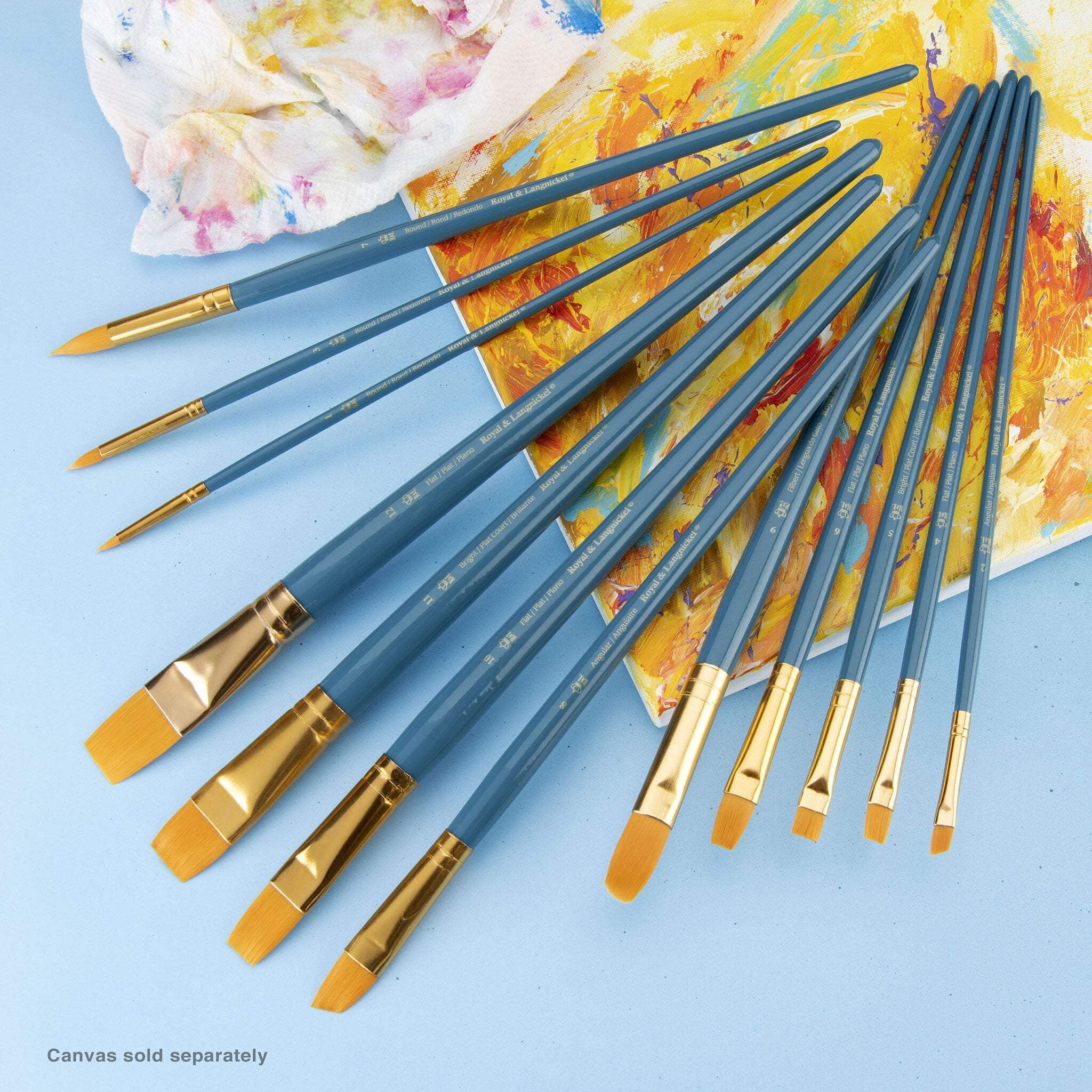 RSET-9313 | 12pc LONG HANDLE GOLD TAKLON