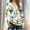 Yellow, variant on XPMWRP Womens Shirts V Neck Long Sleeves Floral Printed Slim Fit Comfy Basic Fashion Regular T-Shirt Blouse Pullover Tops Pink S