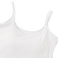 thumbnail image 5 of Kaemgyyd Camisole Tops for Women Spaghetti Strap Sleeveless Basic Layering Shirts Breathable Solid Crew Neck Tee with Built in Bra, 5 of 6