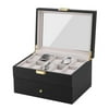 20 Grids Wood Watch Display Case Jewelry Storage Holder Gift Box Organizer