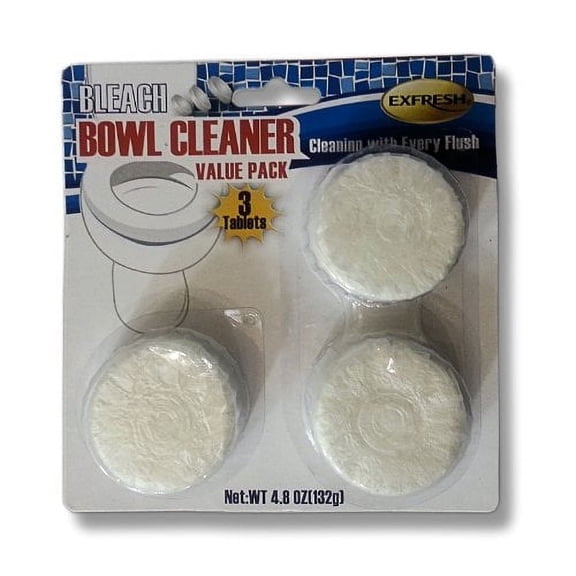 Toner Depot Toilet Bowl Cleaner Tablets, 30 Pack Automatic Bathroom Cleaner with Fresh Scent, 35 Cubic Inches