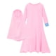 thumbnail image 1 of Odeerbi Niñas Vestido Musulmán Algodón Con Hijab Una-Pieza Vestido Oración Islámica Color Sólido Vestido Manga Larga Con Pañuelo En La Cabeza Conjunto, 1 of 8