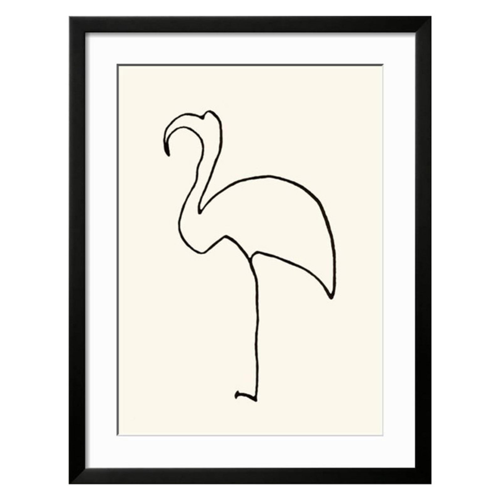 Le Flamand Rose Framed Wall Art by Pablo Picasso - Walmart.com