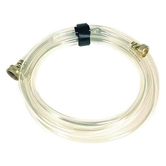 h Water Hose, Clear, 25 ft, PVC