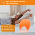 thumbnail image 2 of ANTDALIS Reloj despertador con luz de amanecer para niños, adultos, personas que duermen mucho con alarmas duales, repetición, ayuda para dormir con 7 sonidos naturales para dormitorios con luz noctur, 2 of 5