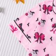 thumbnail image 5 of Elegyee 2 Piece Halloween Pajamas Toddler Girls Short Sleeve Top Shorts Sleepwear Pjs, Size 4-5, 5 of 8