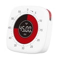 thumbnail image 1 of Digital Rechargeable Visual Timer, 60 Seconds Automatically Turn Off Adjustable Brightness Silent 60 Minute Countdown Digital Timer  For Desk, 1 of 8