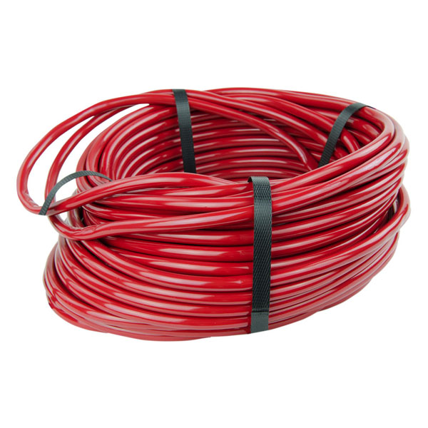 Firm Bendable Color Coded Opaque Red PVC Tubing for Air and Water