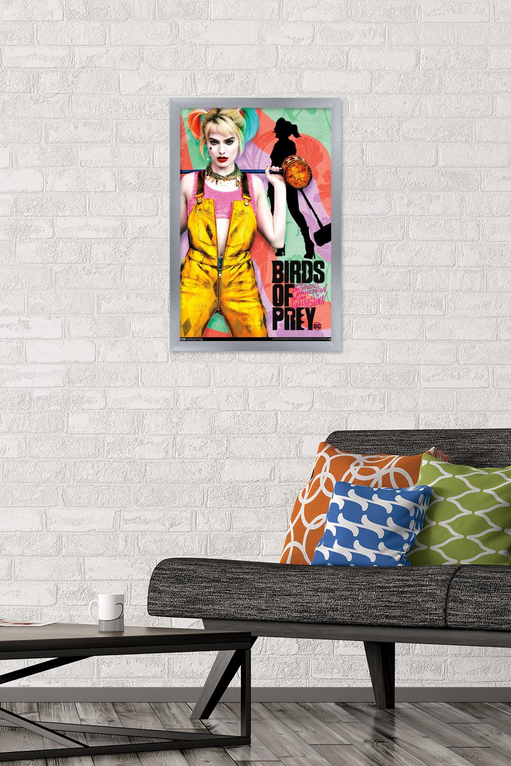 DC Comics Movie - Birds of Prey - Emancipation Wall Poster, 14.725" x 22.375", Framed