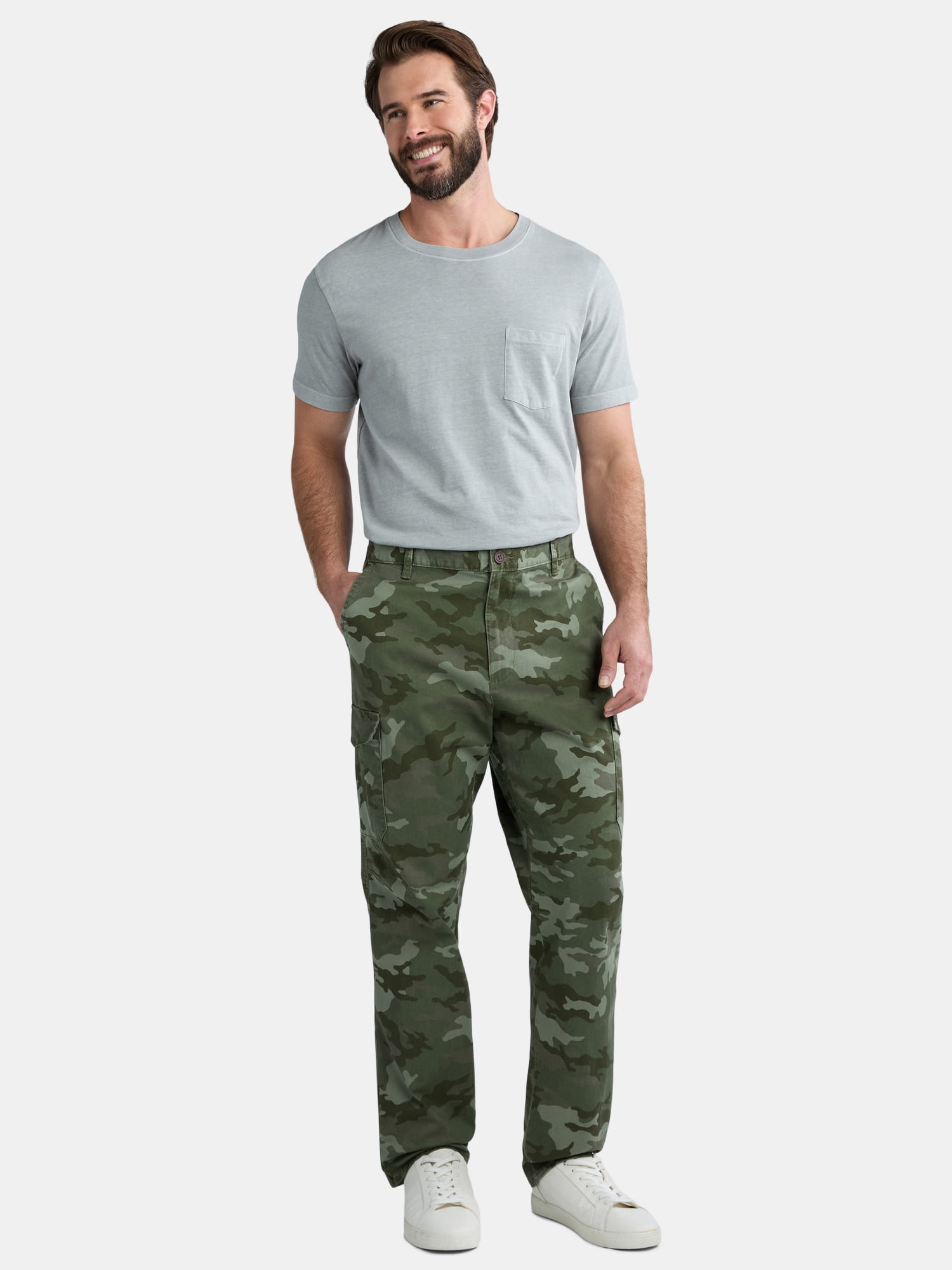 George Men's Cargo Pants, 32" Inseam, Sizes 30-46