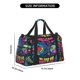 thumbnail image 3 of Balery Neon Graffiti Urban Art Bolsa de Gimnasio para Mujeres, Bolsa de Viaje con Bolsillo Húmedo, Bolsa de Fin de Semana para Mujeres, Bolsa de Viaje Resistente al Agua, 3 of 7