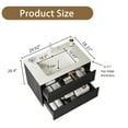 thumbnail image 4 of 30"  Wall-Mounted Floating Bathroom Vanity with Sink 2 Soft-Close Drawers for Storage, Pre-Assembled, Dark Oak Woodgrain Finish, 4 of 7