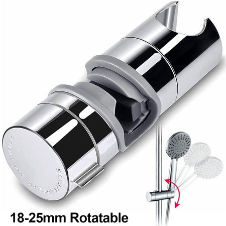 

Adjustable Shower Head Holder Slide Bar Universal 18-25MM Rail Head Bracket