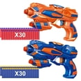 thumbnail image 2 of Pack de 2 pistolas Blaster Guns POKONBOY con 60 dardos de espuma blanda de recarga para más de 6, 2 of 7