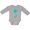 AC-Heather Grey, variant on Blue and Green Pineapple Boys or Girls Long Sleeve Baby Bodysuit
