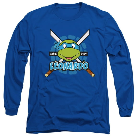 TMNT Teenage Mutant Ninja Turtles Leonardo Since 1984 Unisex Adult Long-Sleeve T Shirt