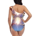 thumbnail image 5 of Honeii Dreamy Forest Elf for women's one-piece swimsuit featuring a chic one-shoulder design experience elegance and style in the water-Small, 5 of 6