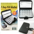 thumbnail image 7 of Deluxe 7 Day Pill Organizer Dispenser Box In Wallet Travel Case Weekly Medicine, 7 of 7
