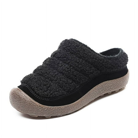 

XBMego Boys Girls Cozy House Slippers Warm Plush Winter Cotton Slipper Kids Cute Dinosaur outdoor Shoes Non Slip