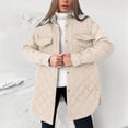 thumbnail image 2 of Vedolay Warm Winter Jacket Raincoat Rain Jacket Lightweight Waterproof Coat Khaki,L, 2 of 5