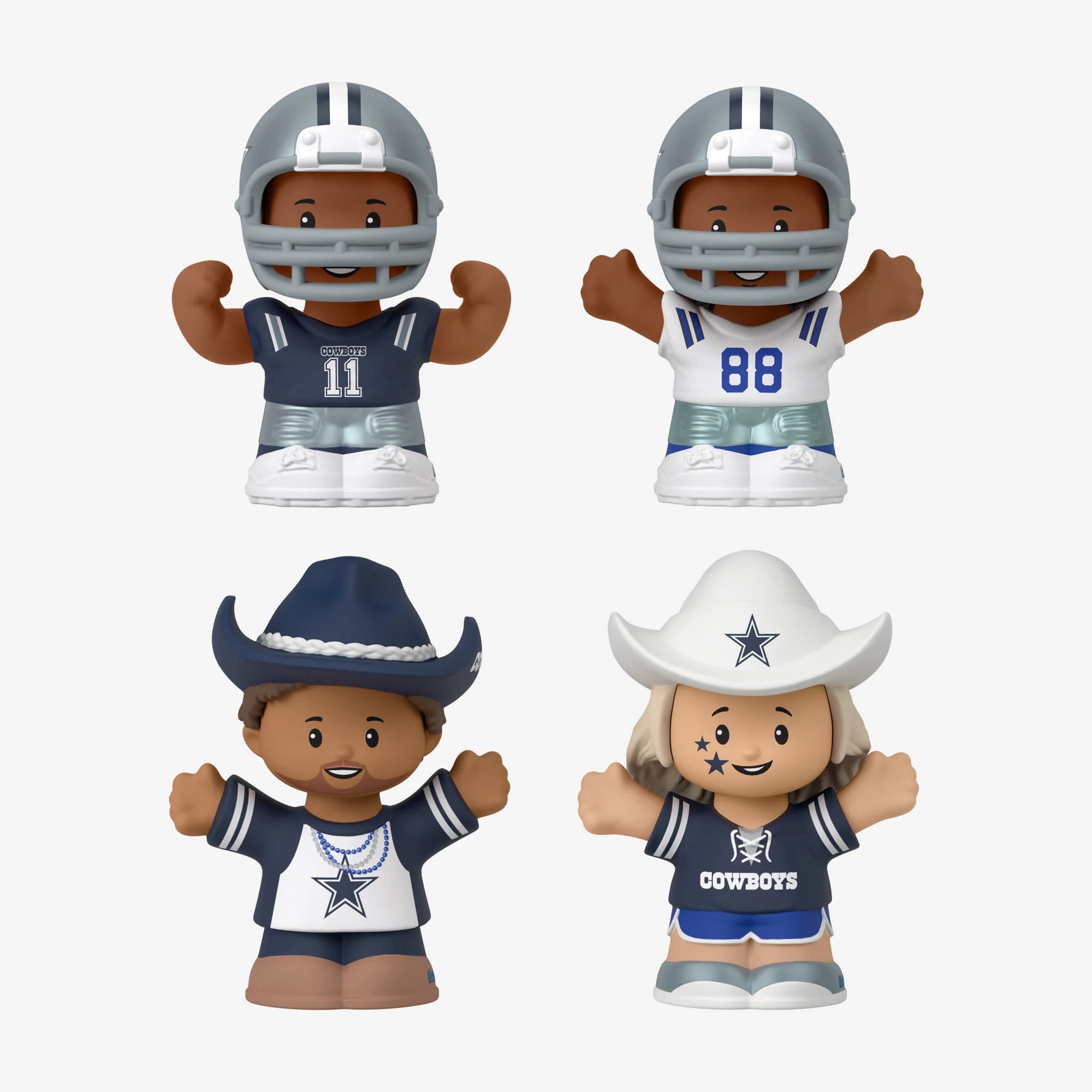 Fisher Price - Little People Collector x NFL Dallas Cowboys 4-Pack