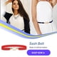 thumbnail image 2 of TureClos Banda para la cintura Exquisito Elástico Universal Cinch Correas de cuero dorado con hebillas Puffer Coat Cinturones para el día de San Valentín para mujeres Vestidos Rojo TureClos JD729778316, 2 of 5