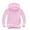 Pink, variant on LYXSSBYX Two Piece Sets Clothing Toddlers Kids Baby Boys Girls Hooded Solid Thick Coat Sweatshirt Pullover
