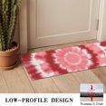 thumbnail image 3 of Red White Tie Dye Mandala Pattern Door Rugs,Washable Non Slip Door Mats Indoor,Decorative Door Mats,Entry Mat Indoor for Entrance,Bedroom,Kitchen,Bathroom,16"x47", 3 of 6