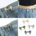thumbnail image 2 of Star Shaped Waist Tightening Pin Fitness Jeans Shirt Waist Adjuster Clip 3PCS, 2 of 18