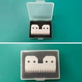 thumbnail image 4 of JIAHAOO Ceramic Replacement Clipper Blade 18 Teeth 3 Pack Sharp Cool Long Life for Wahl A5 Clippers Long Lasting, 4 of 8
