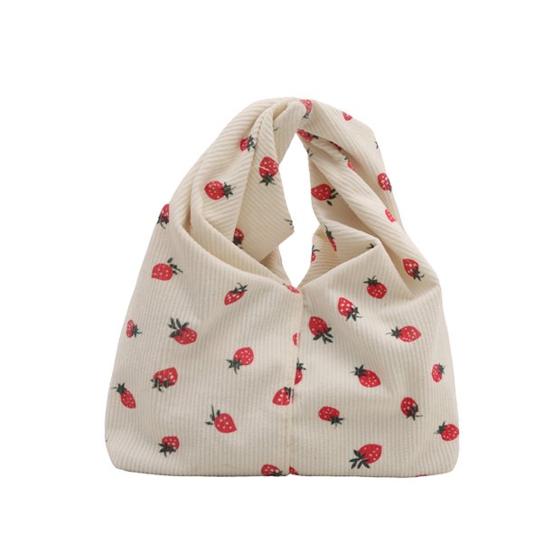 Bolso Hombro Mujeres Pólse Gran Capacidad Impreso Floral () Blanco