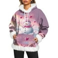 thumbnail image 2 of LHVUOA Women Christmas Sweatshirt Lightweight Hoodies for Women Cute Xmas Printed Hoodie Fall Winter Sweaters for Women, 2 of 5