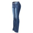 thumbnail image 3 of Made by Olivia Women's Sexy Stylish Flare Bell Bottom Slim Bootcut Jean Medium Denim 11, 3 of 4