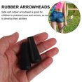 thumbnail image 3 of 5pcs 6mm Rubber Arrowhead Archery Replacement Broadhead Blunt Arrow for Sports, 3 of 6