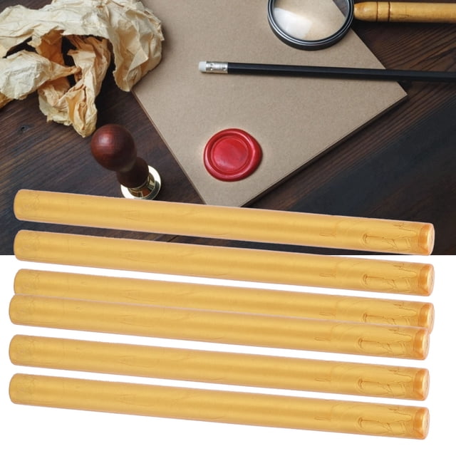 Cire de Scellage d'Enveloppe, 5 Options de Couleur Bâtons de Cire Premium pour Cartes Projets