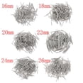 thumbnail image 3 of 200pcs Stainless Steel Curved Spring Bar Pins Link For 16-26mm 20mm, 3 of 6