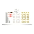 thumbnail image 1 of OULII 10Pcs Musical Instrument Parts For Flute Enthusiasts And Diy Lovers Assorted Color 10.14x0.10x0.10in, 1 of 5