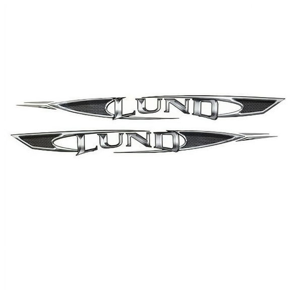 Lund Boat Emblem Decal 2065006 | 60 x 5 3/8 Inch (Set of 2)