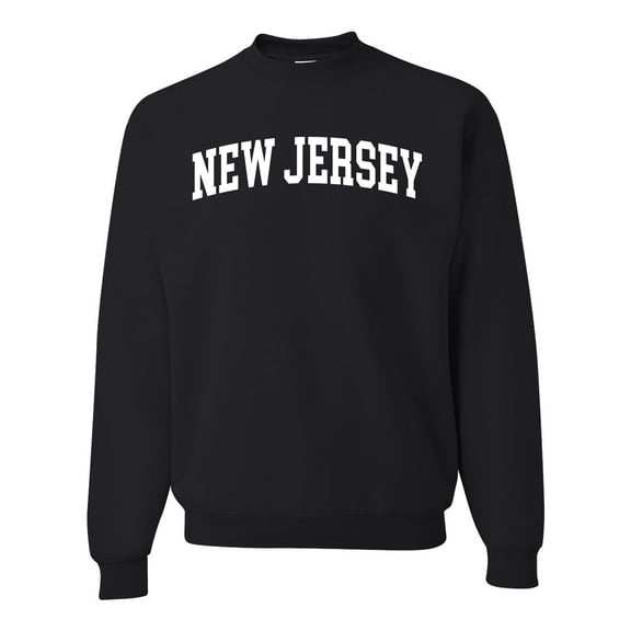 Wild Bobby State of New Jersey College Style Unisex Crewneck Sweatshirt