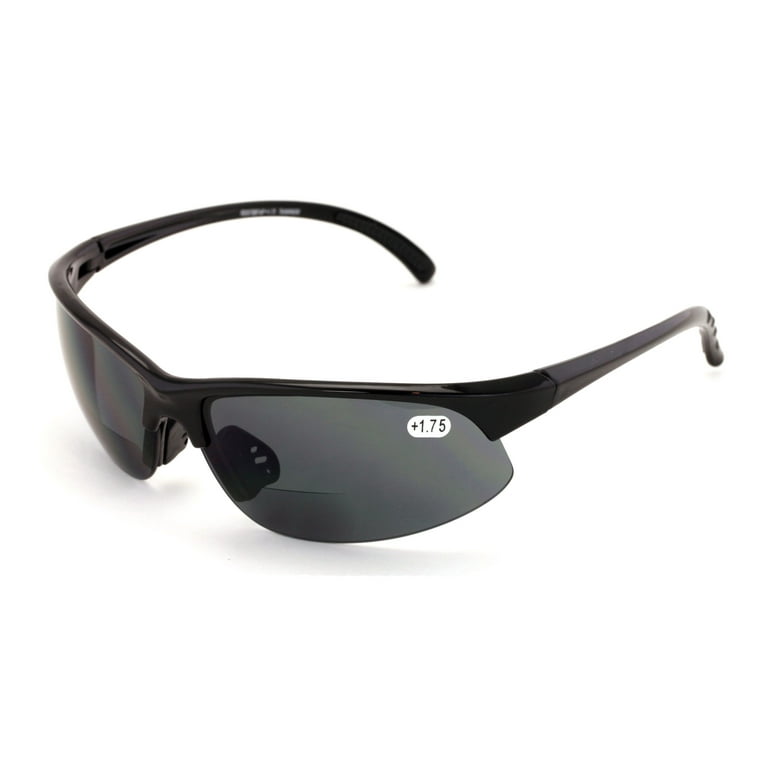 Bifocal Sunglasses, UV400 Protection, Lightweight Half Rim