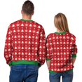 thumbnail image 3 of Unisex Animal Print Crew Neck Ugly Christmas Xmas Pullover Sweatshirt, 3 of 3