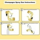 thumbnail image 4 of Pistolas pulverizadoras de cerveza/alcohol Pulverizador ajustable para fiestas/discotecas/bares/pubs/festivales/cumpleaños/atrezzo para bares Enviar productos desde la zona, 4 of 5