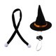 thumbnail image 1 of 1 Conjunto de Halloween Hat Hat Scarf Dog Cat Gato Sombrero Sombrero Fiesta Pet Supply, 1 of 5